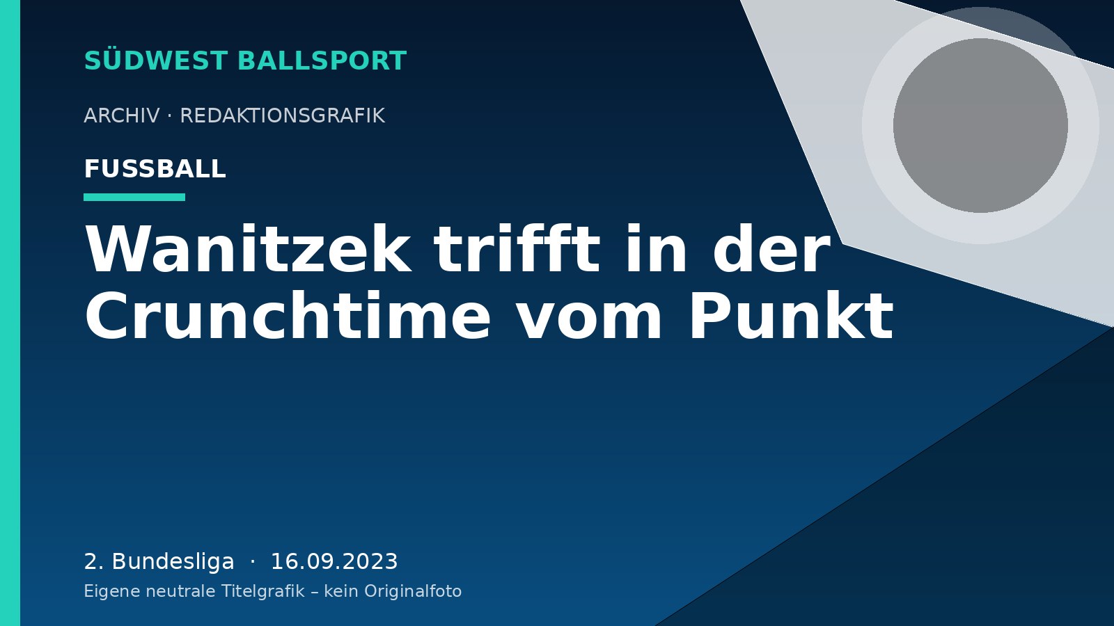 Wanitzek trifft in der Crunchtime vom Punkt Wanitzek trifft in der Crunchtime vom Punkt – Südwest Ballsport