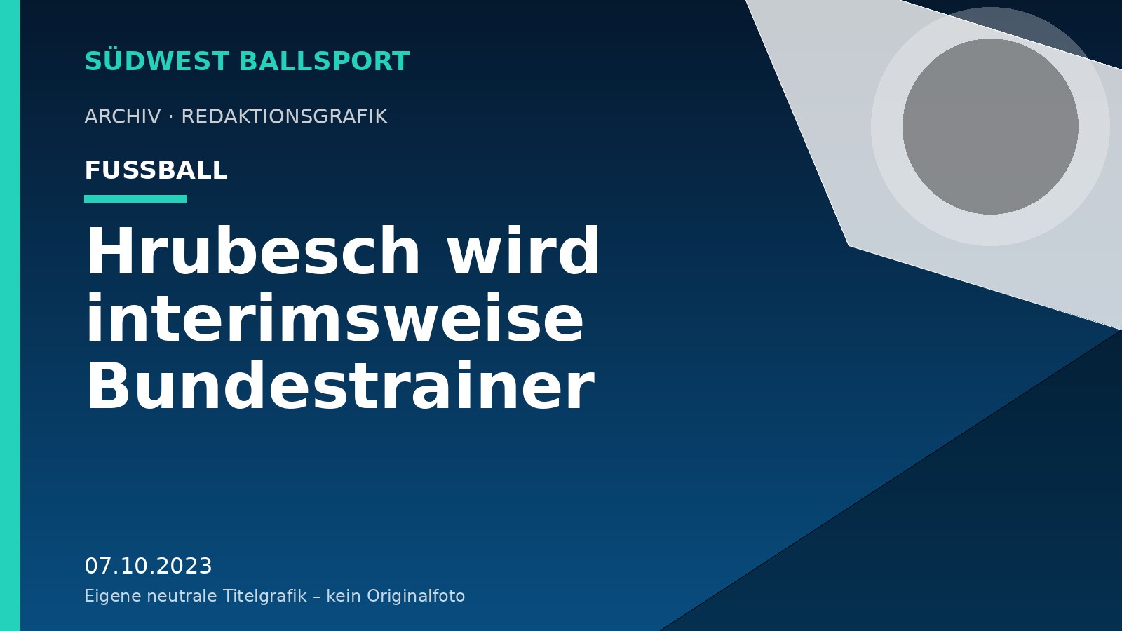 Hrubesch wird interimsweise Bundestrainer Hrubesch wird interimsweise Bundestrainer – Südwest Ballsport