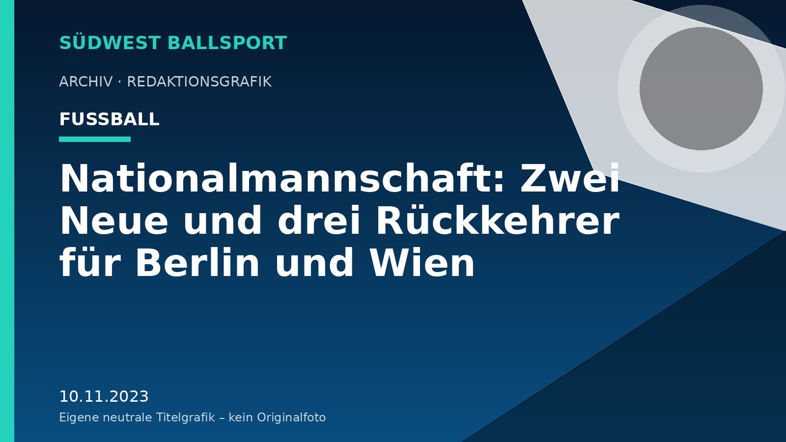 Nationalmannschaft: Zwei Neue und drei Rückkehrer für Berlin und Wien – Südwest Ballsport
