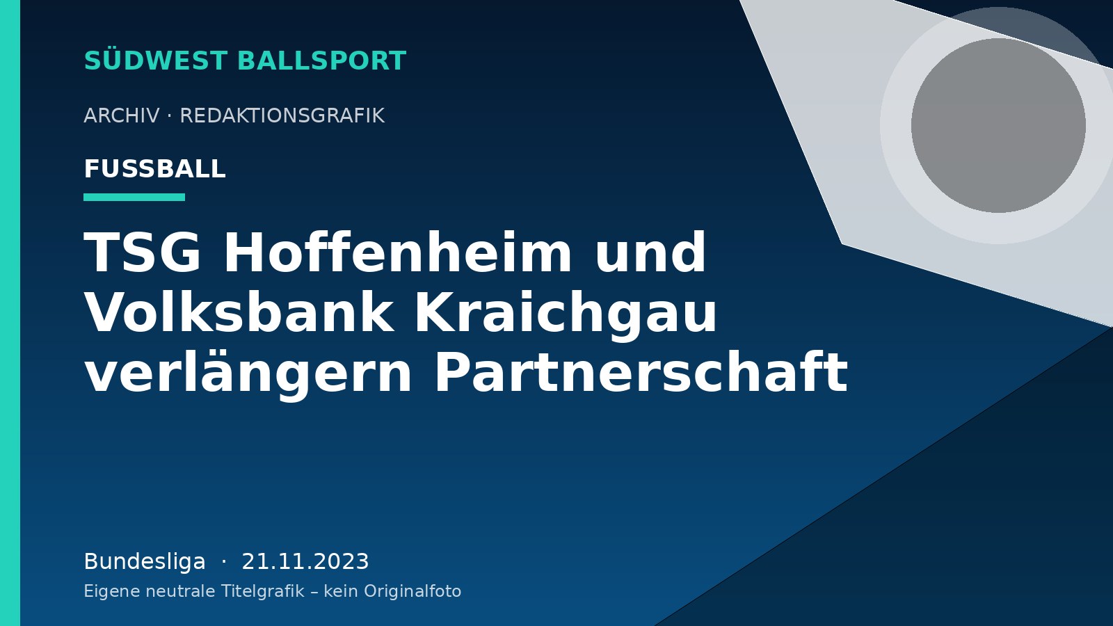 TSG Hoffenheim und Volksbank Kraichgau verlängern Partnerschaft – Südwest Ballsport