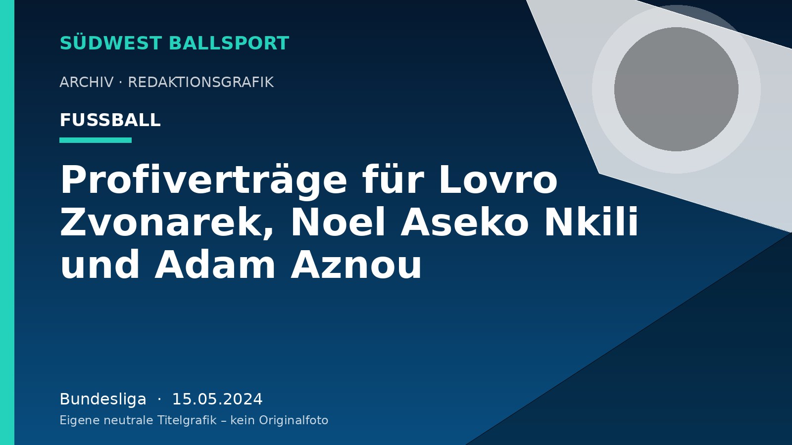 Profiverträge für Lovro Zvonarek, Noel Aseko Nkili und Adam Aznou – Südwest Ballsport