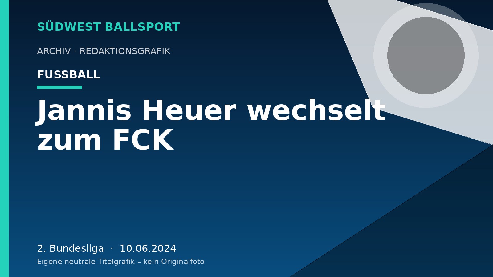 Jannis Heuer wechselt zum FCK – Südwest Ballsport