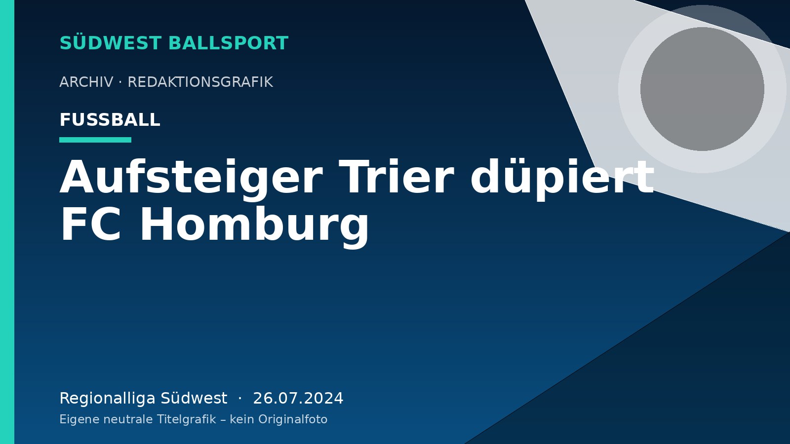 Aufsteiger Trier düpiert FC Homburg – Südwest Ballsport