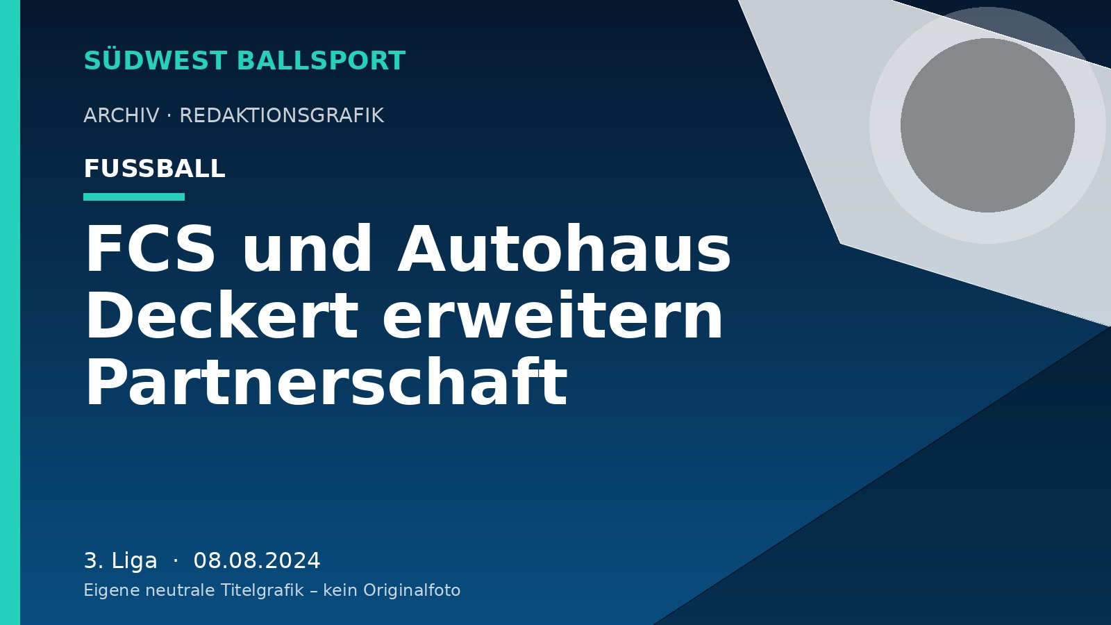 FCS und Autohaus Deckert erweitern Partnerschaft FCS und Autohaus Deckert erweitern Partnerschaft – Südwest Ballsport