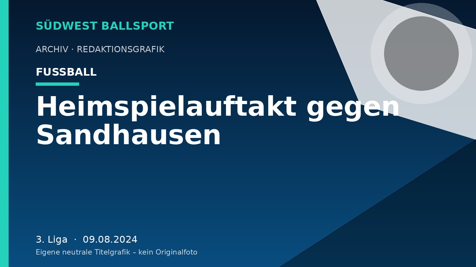 Heimspielauftakt gegen Sandhausen – Südwest Ballsport