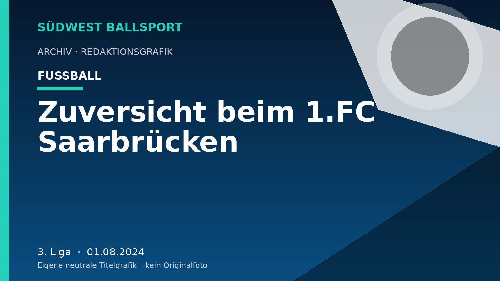 Zuversicht beim 1.FC Saarbrücken – Südwest Ballsport