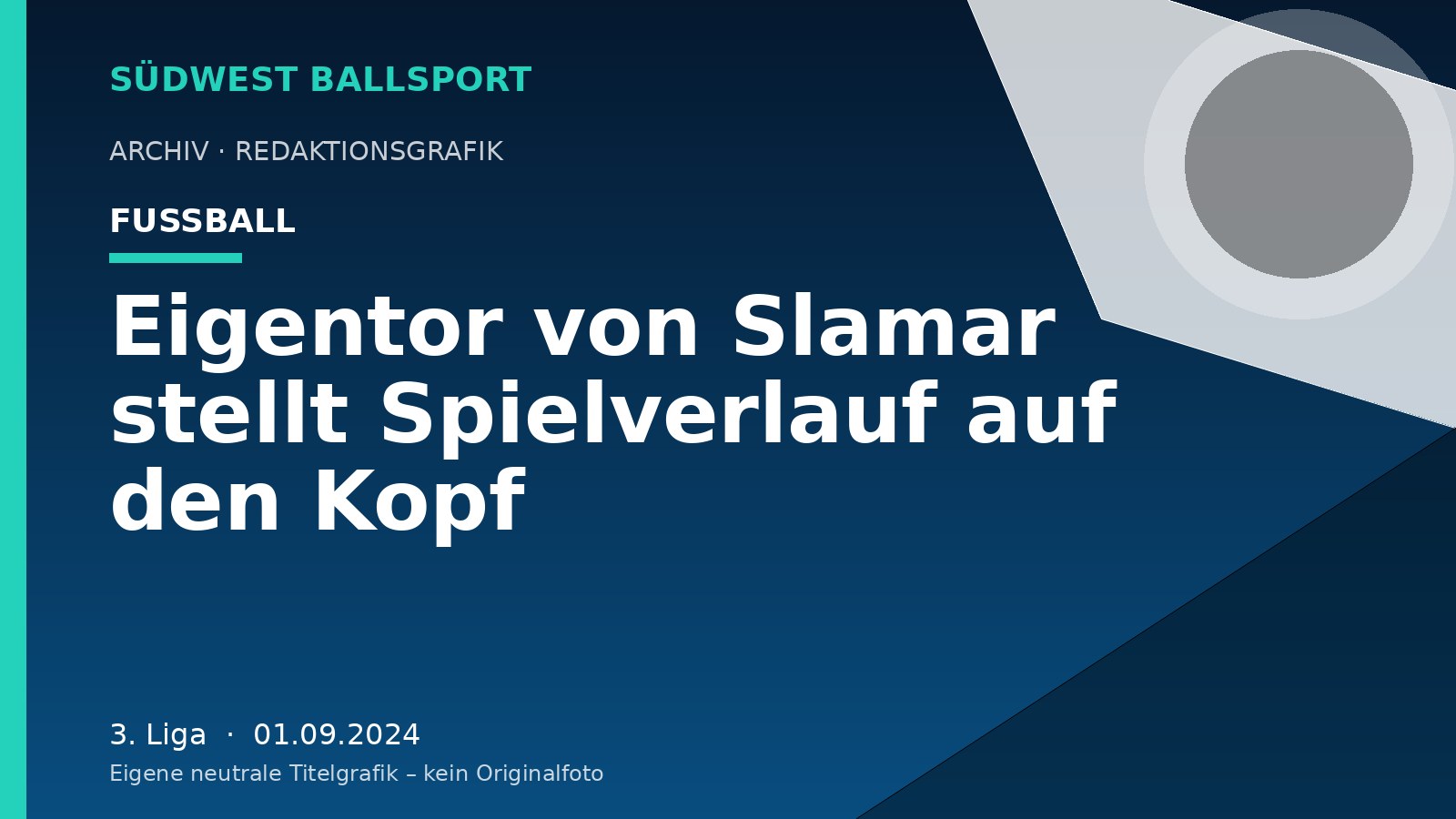 Eigentor von Slamar stellt Spielverlauf auf den Kopf – Südwest Ballsport
