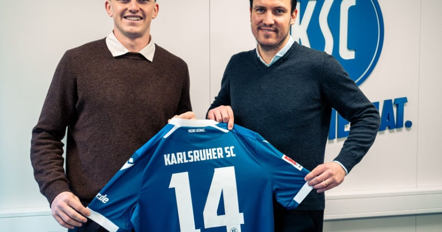 KSC leiht Mikkel Kaufmann bis Saisonende