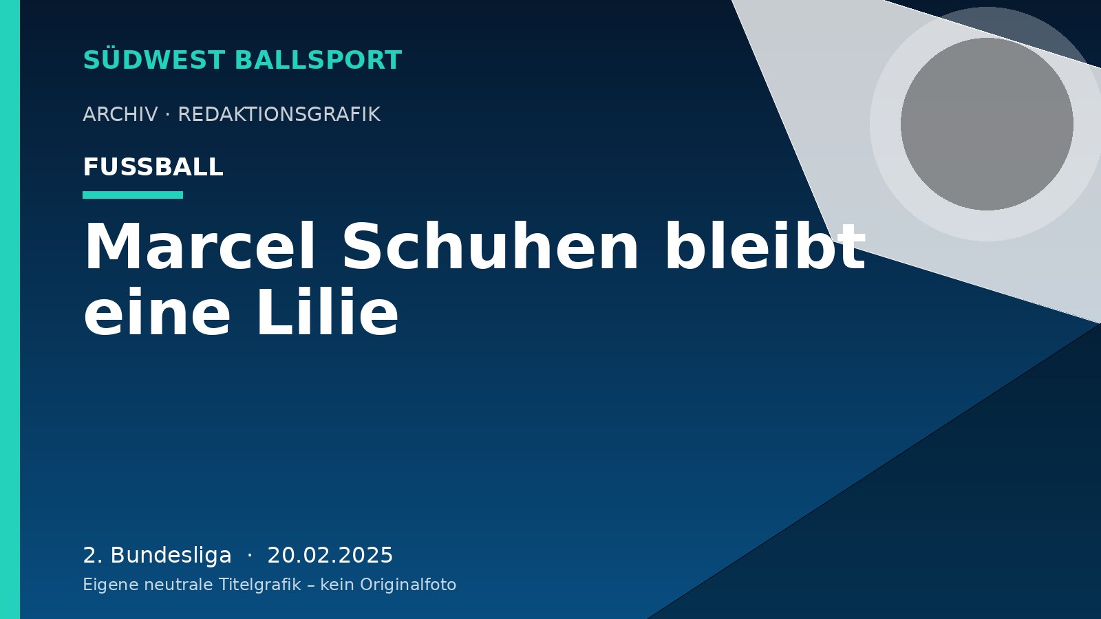 Marcel Schuhen bleibt eine Lilie – Südwest Ballsport