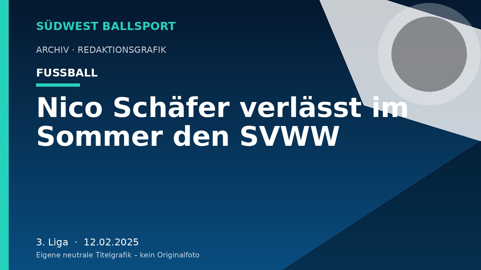 Nico Schäfer verlässt im Sommer den SVWW Nico Schäfer verlässt im Sommer den SVWW – Südwest Ballsport