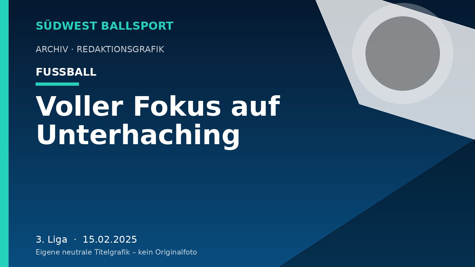 Voller Fokus auf Unterhaching Voller Fokus auf Unterhaching – Südwest Ballsport