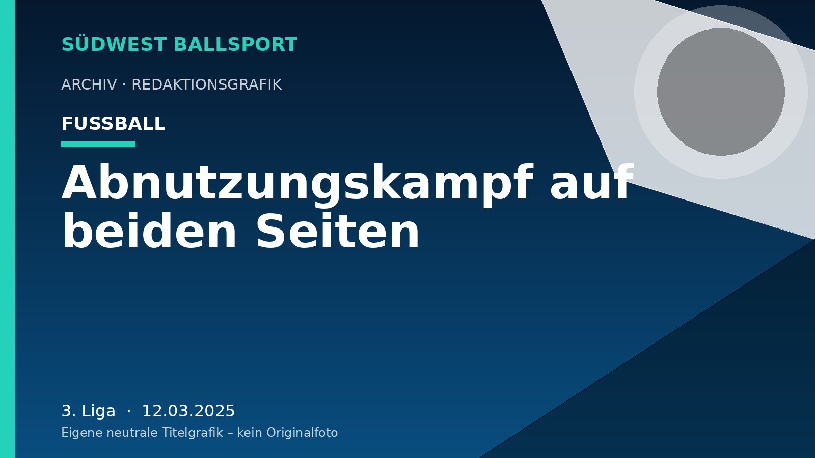 Abnutzungskampf auf beiden Seiten – Südwest Ballsport