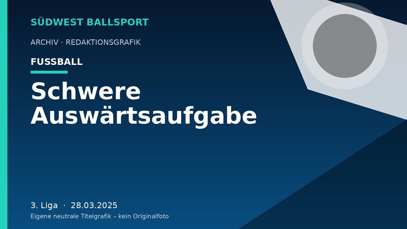 Schwere Auswärtsaufgabe – Südwest Ballsport
