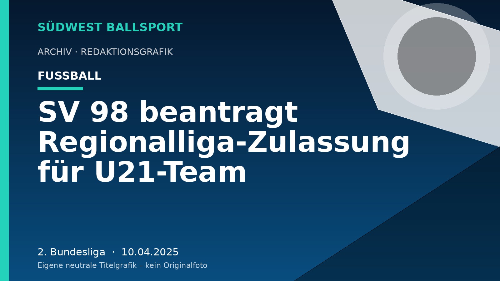 SV 98 beantragt Regionalliga-Zulassung für U21-Team – Südwest Ballsport
