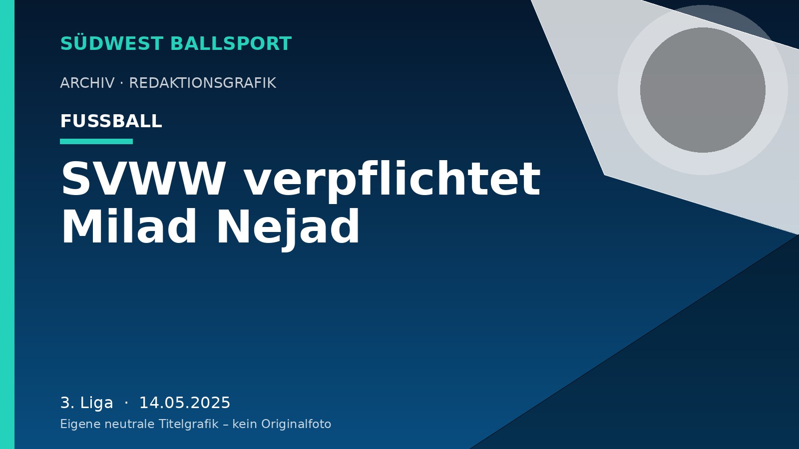 SVWW verpflichtet Milad Nejad – Südwest Ballsport
