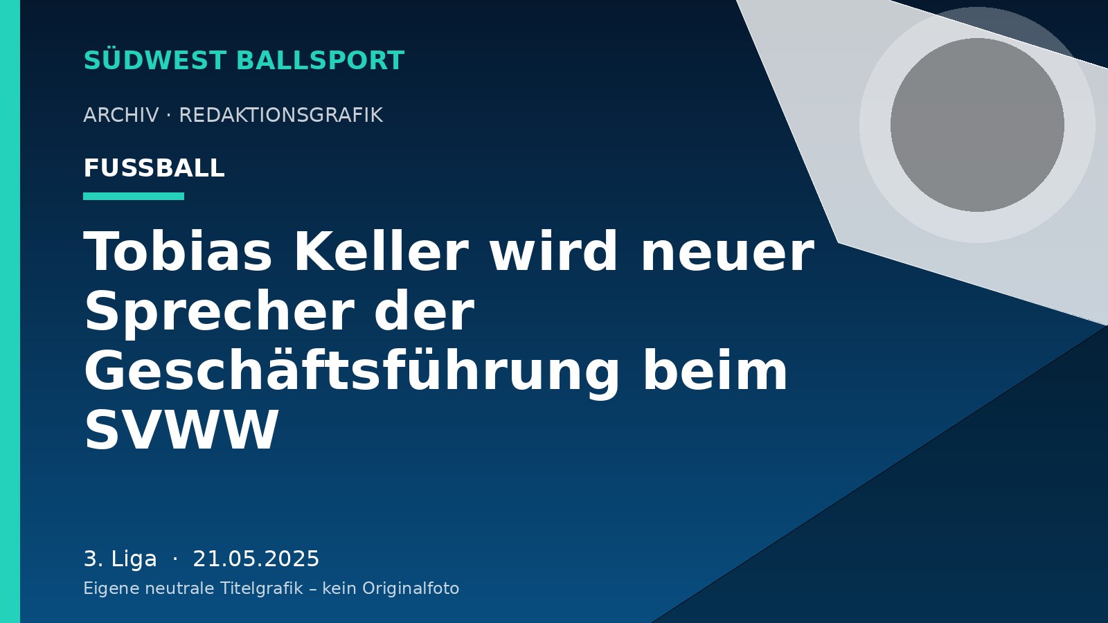 Tobias Keller wird neuer Sprecher der Geschäftsführung beim SVWW – Südwest Ballsport