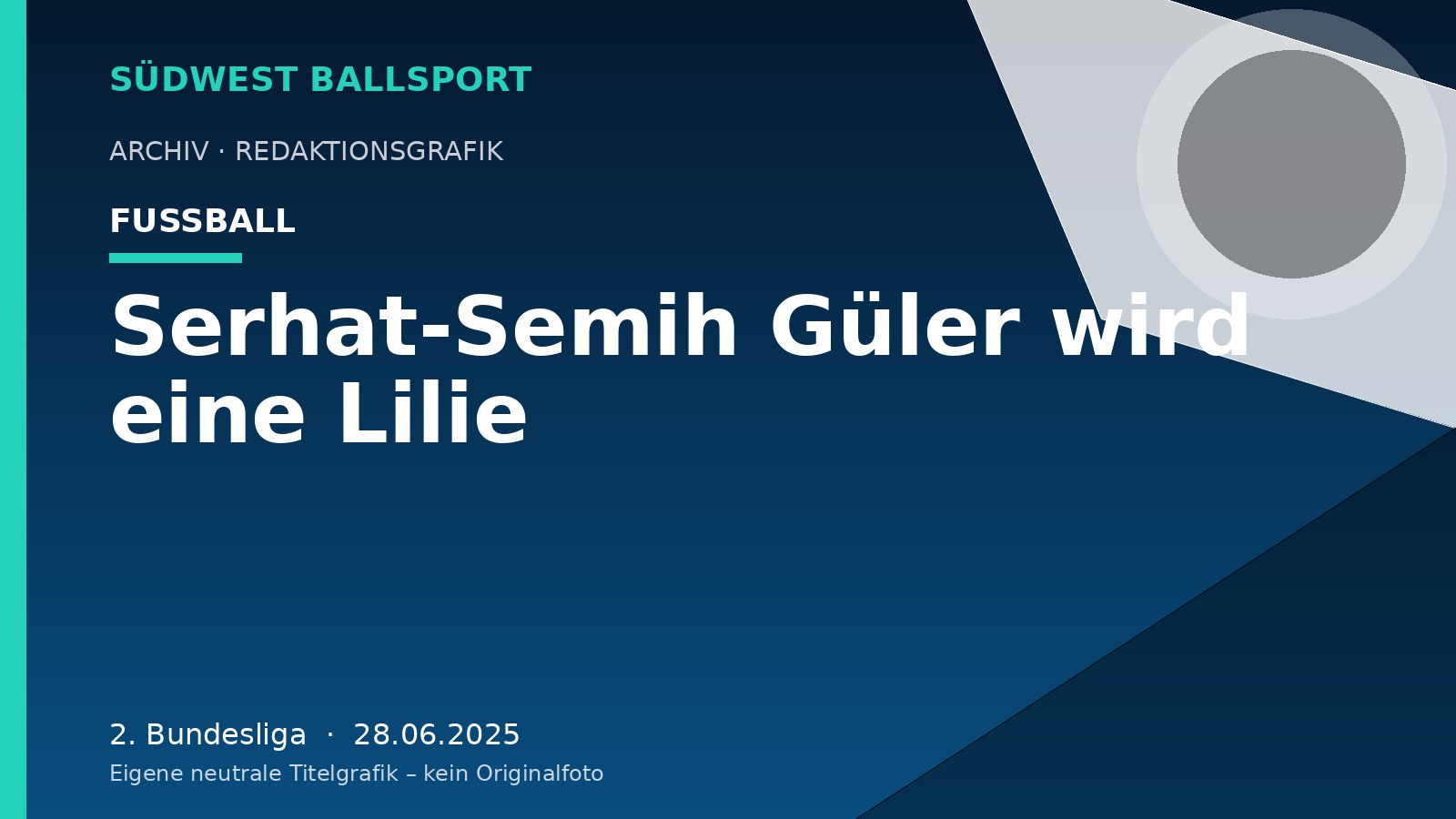 Serhat-Semih Güler wird eine Lilie – Südwest Ballsport