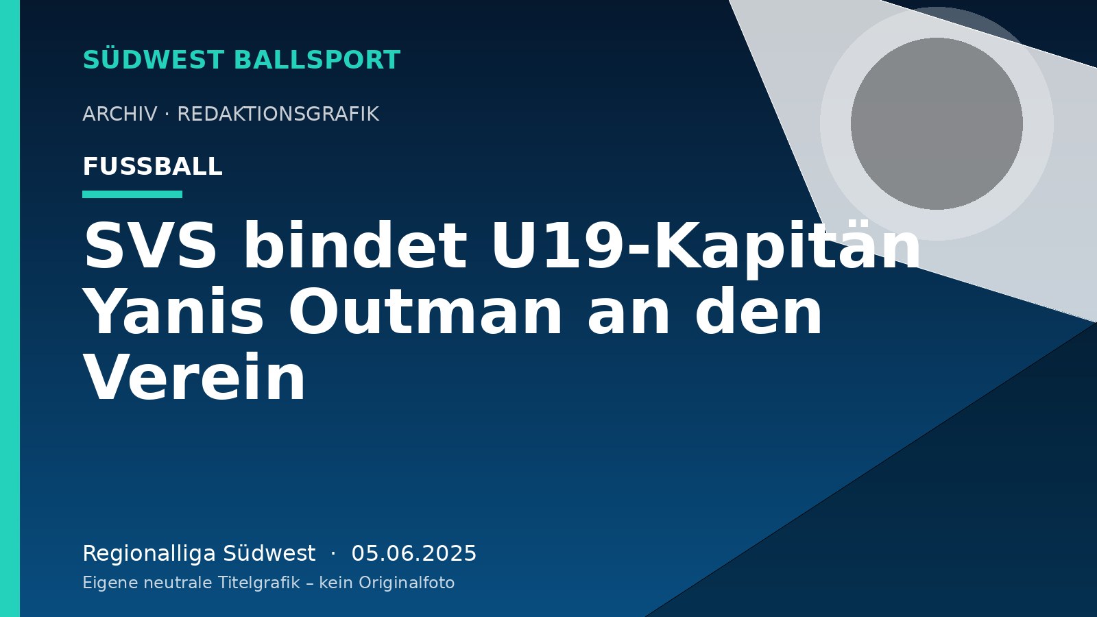 SVS bindet U19-Kapitän Yanis Outman an den Verein SVS bindet U19-Kapitän Yanis Outman an den Verein – Südwest Ballsport