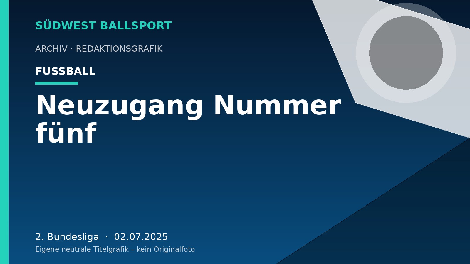 Neuzugang Nummer fünf Neuzugang Nummer fünf – Südwest Ballsport