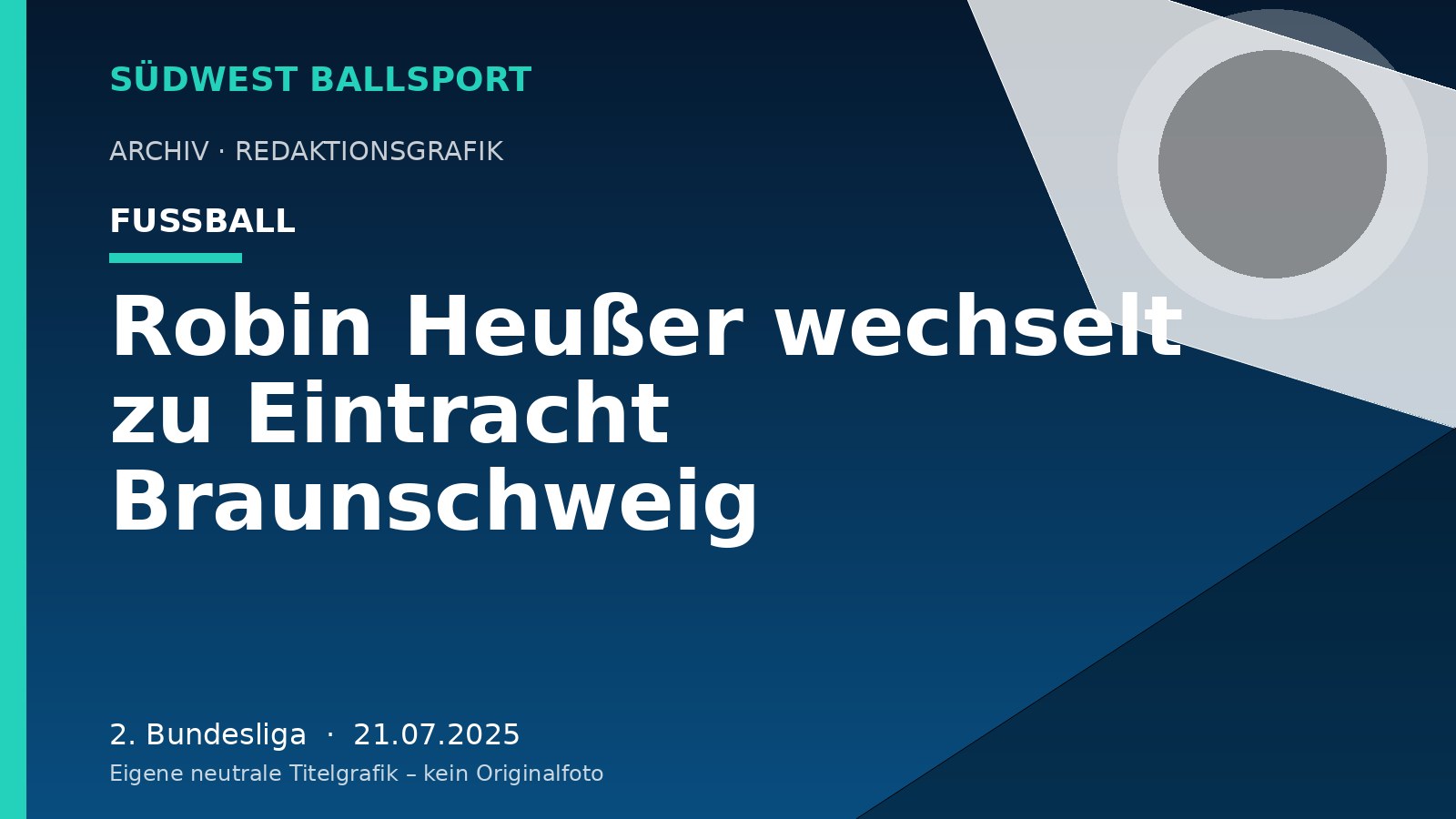 Robin Heußer wechselt zu Eintracht Braunschweig – Südwest Ballsport