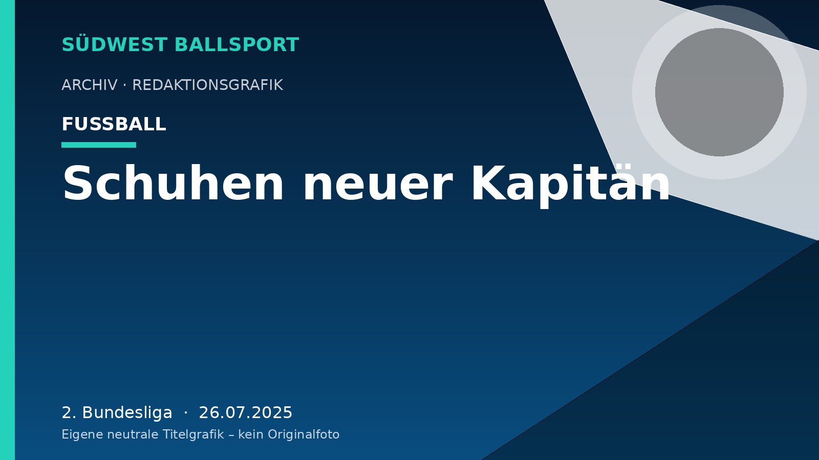 Schuhen neuer Kapitän – Südwest Ballsport