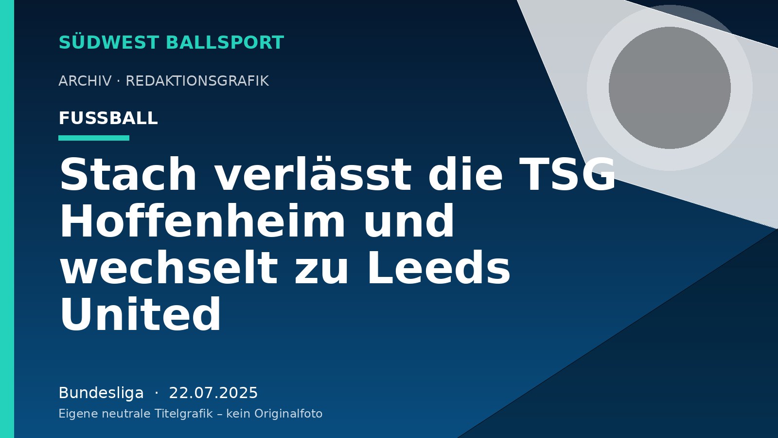 Stach verlässt die TSG Hoffenheim und wechselt zu Leeds United – Südwest Ballsport