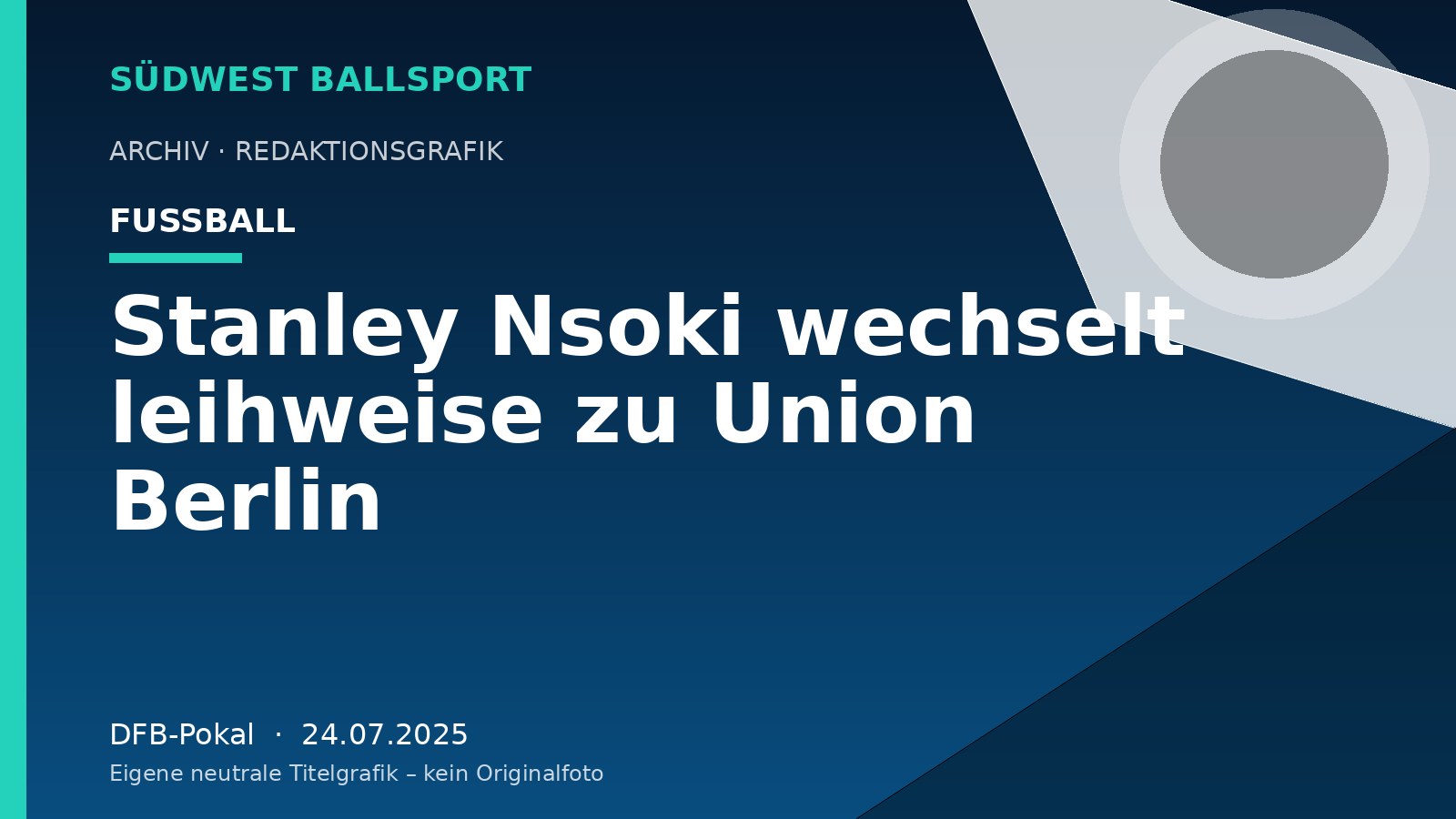 Stanley Nsoki wechselt leihweise zu Union Berlin – Südwest Ballsport