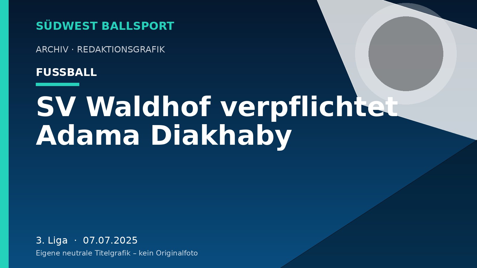 SV Waldhof verpflichtet Adama Diakhaby – Südwest Ballsport