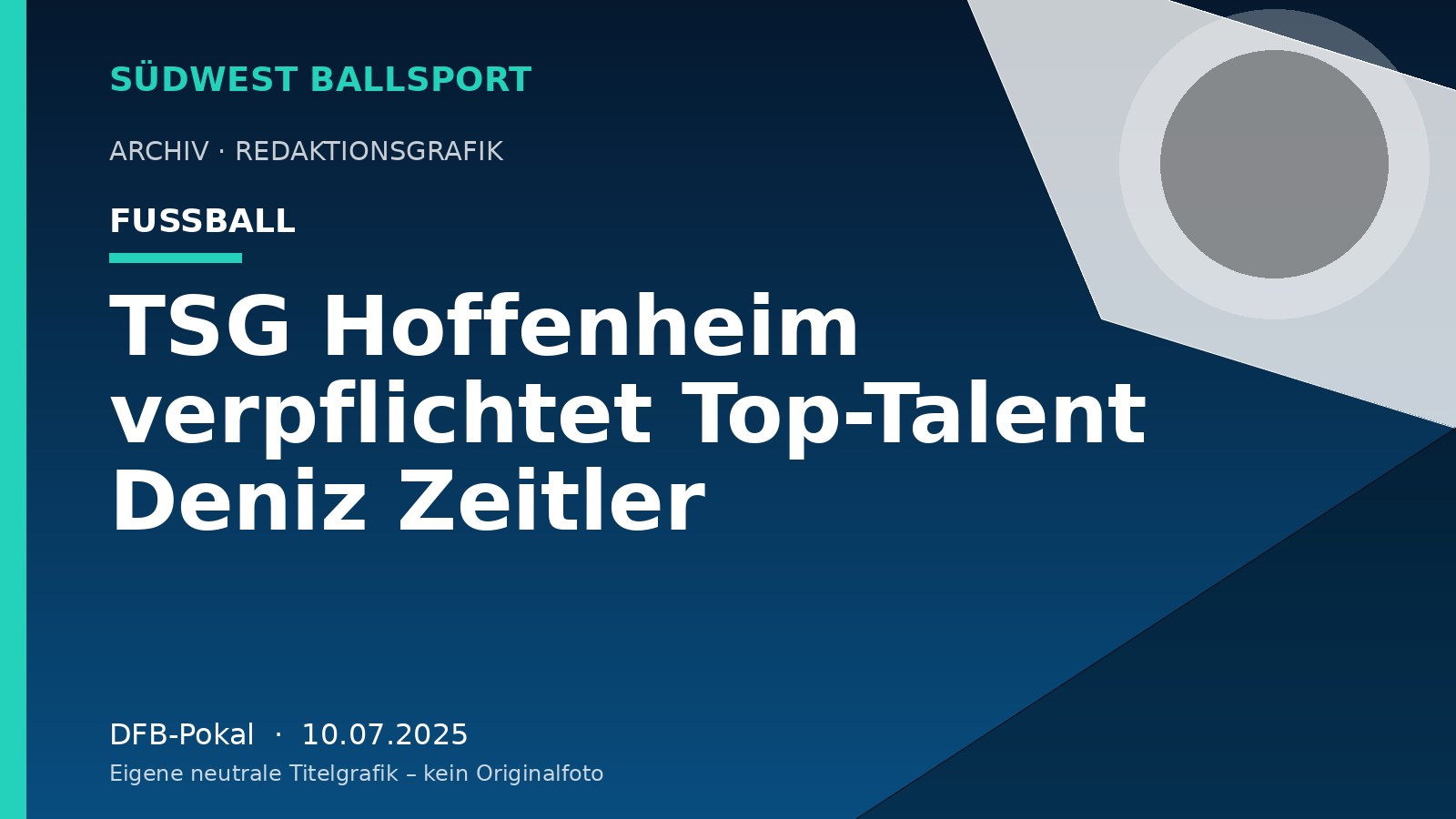 TSG Hoffenheim verpflichtet Top-Talent Deniz Zeitler – Südwest Ballsport