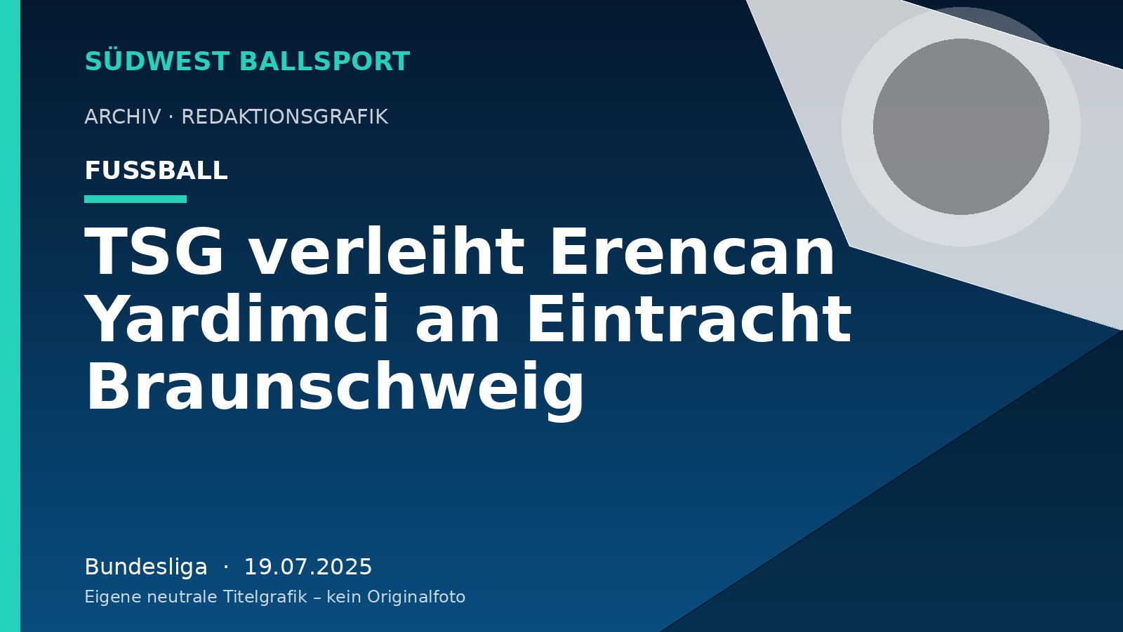 TSG verleiht Erencan Yardimci an Eintracht Braunschweig – Südwest Ballsport