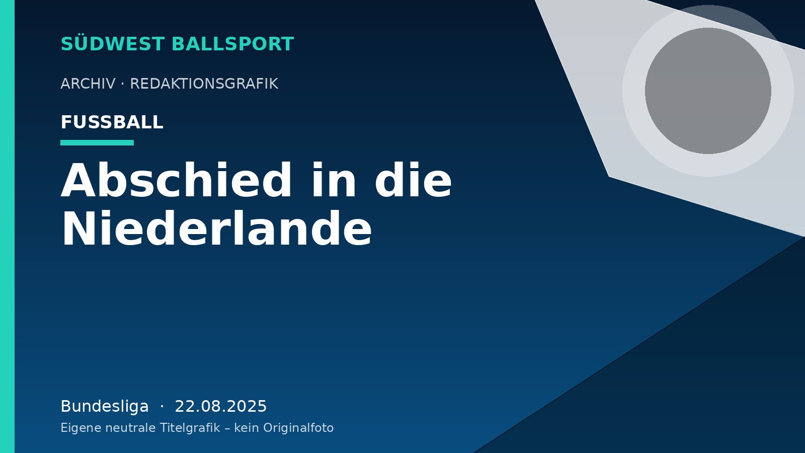 Abschied in die Niederlande – Südwest Ballsport