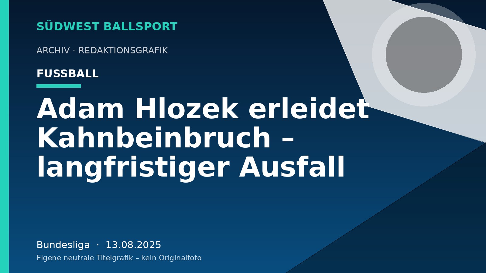 Adam Hlozek erleidet Kahnbeinbruch – langfristiger Ausfall – Südwest Ballsport