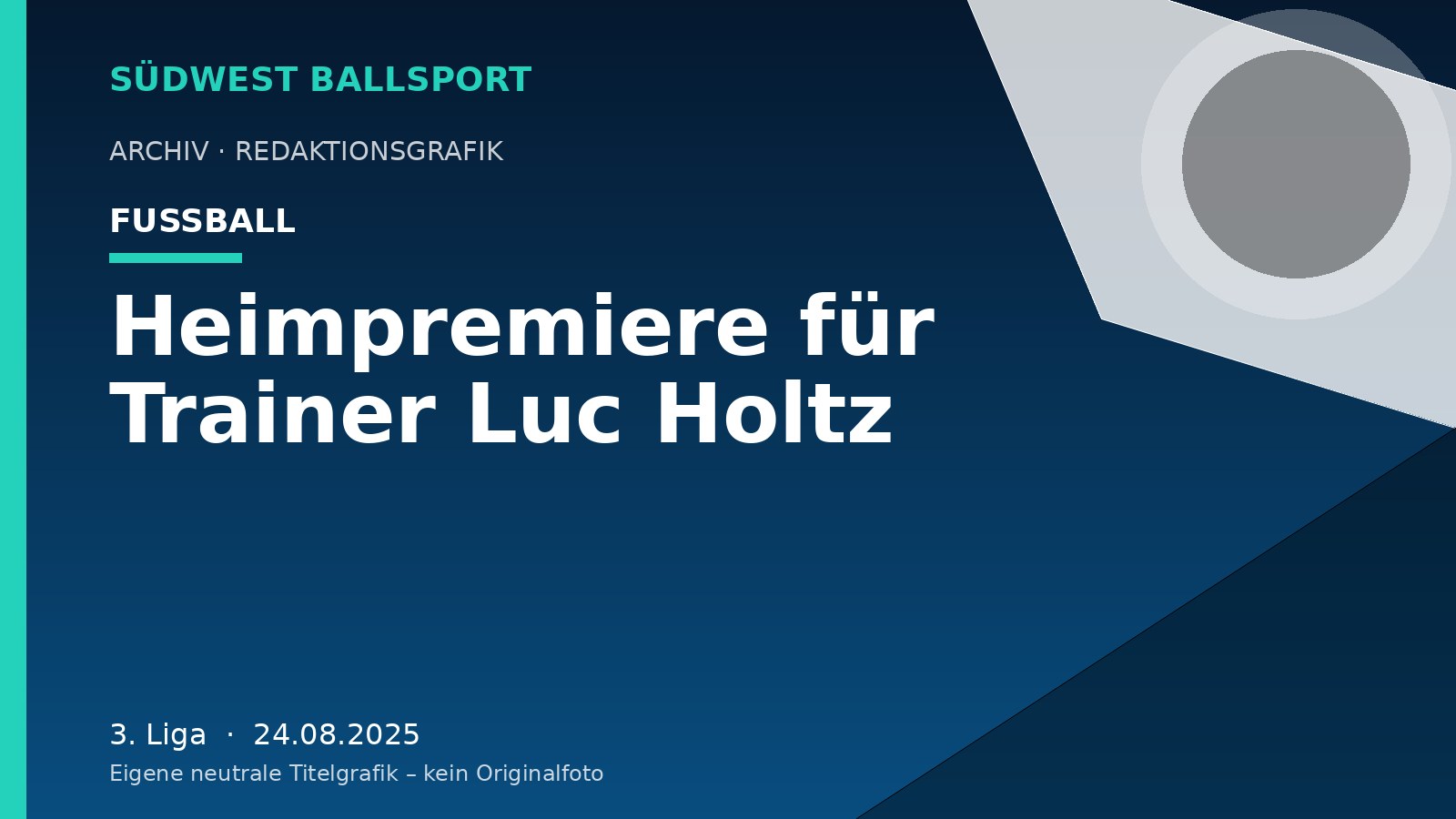 Heimpremiere für Trainer Luc Holtz Heimpremiere für Trainer Luc Holtz – Südwest Ballsport