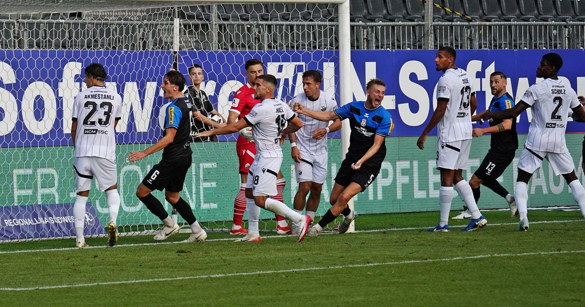 SV Sandhausen zeigt gute Ansätze, muss aber leiden