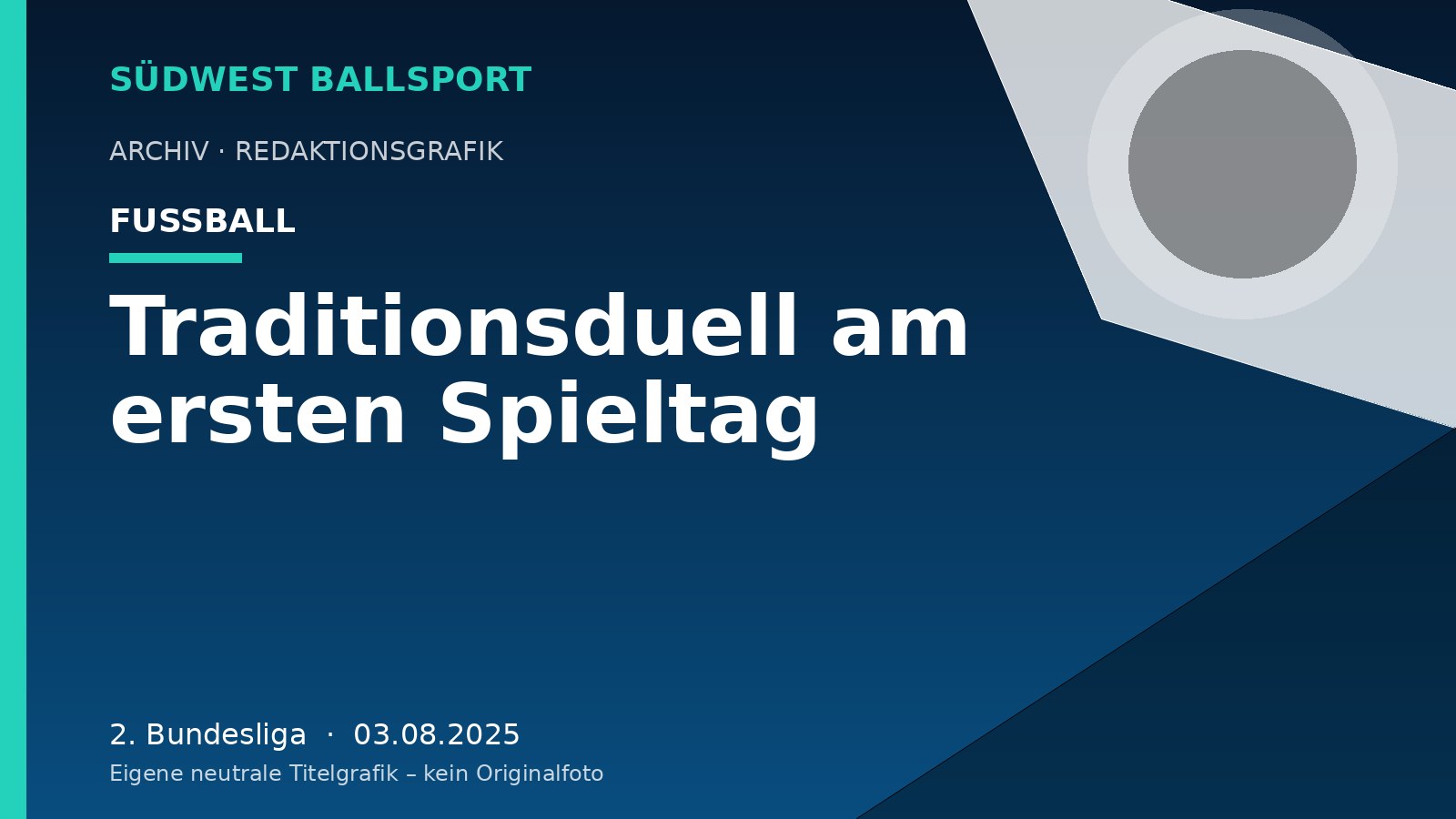 Traditionsduell am ersten Spieltag Traditionsduell am ersten Spieltag – Südwest Ballsport