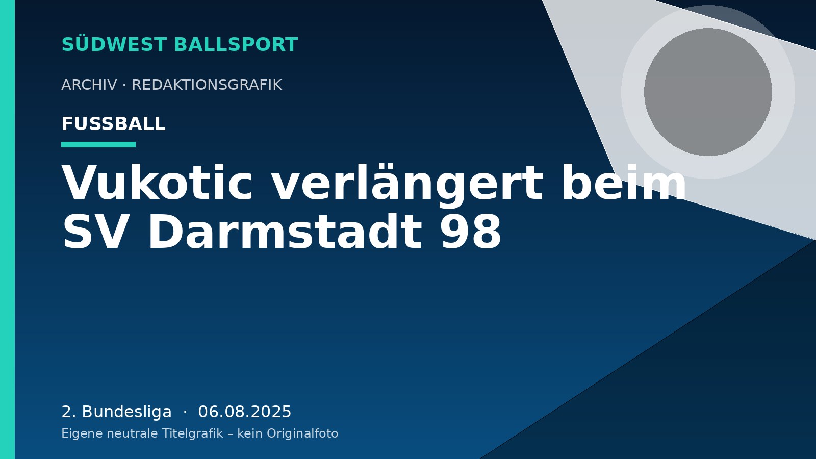 Vukotic verlängert beim SV Darmstadt 98 – Südwest Ballsport
