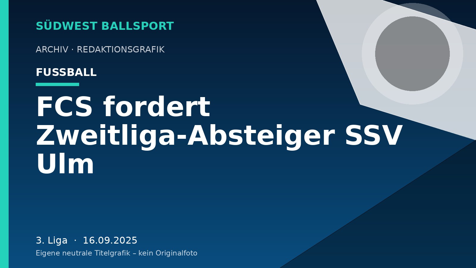 FCS fordert Zweitliga-Absteiger SSV Ulm – Südwest Ballsport