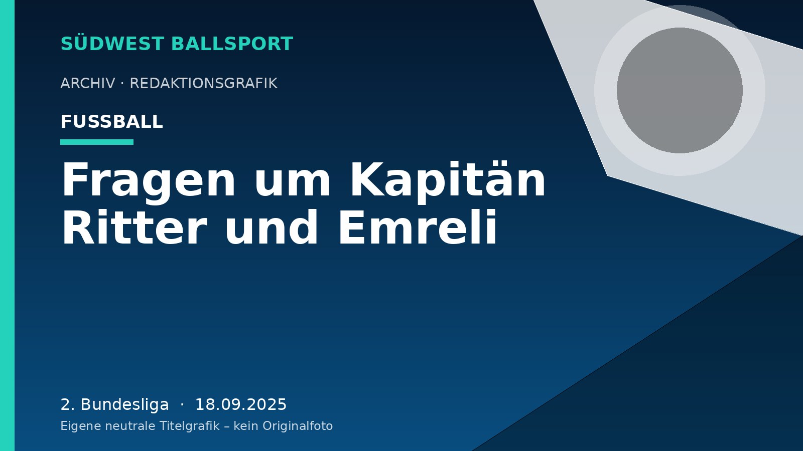 Fragen um Kapitän Ritter und Emreli Fragen um Kapitän Ritter und Emreli – Südwest Ballsport