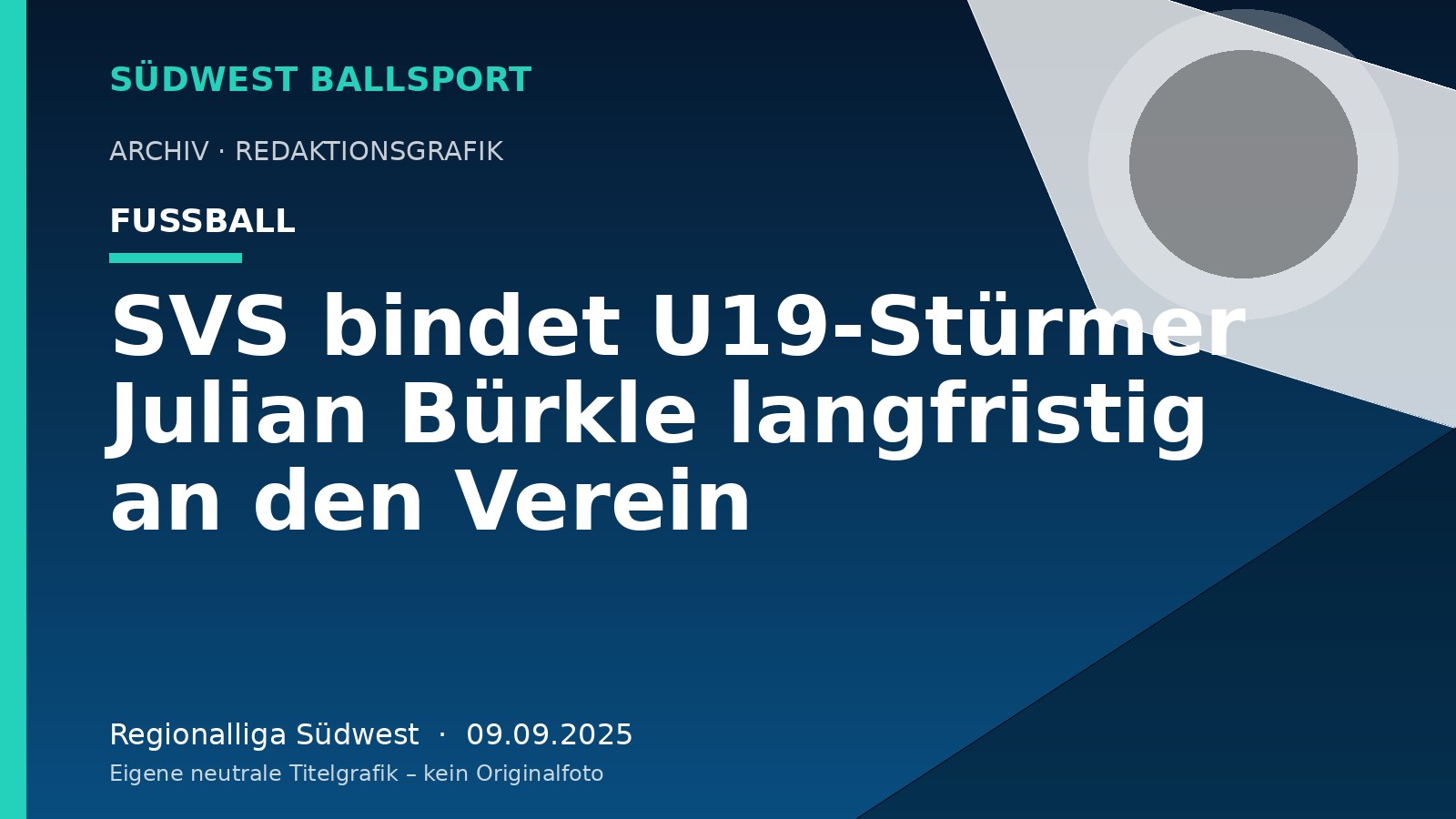 SVS bindet U19-Stürmer Julian Bürkle langfristig an den Verein – Südwest Ballsport