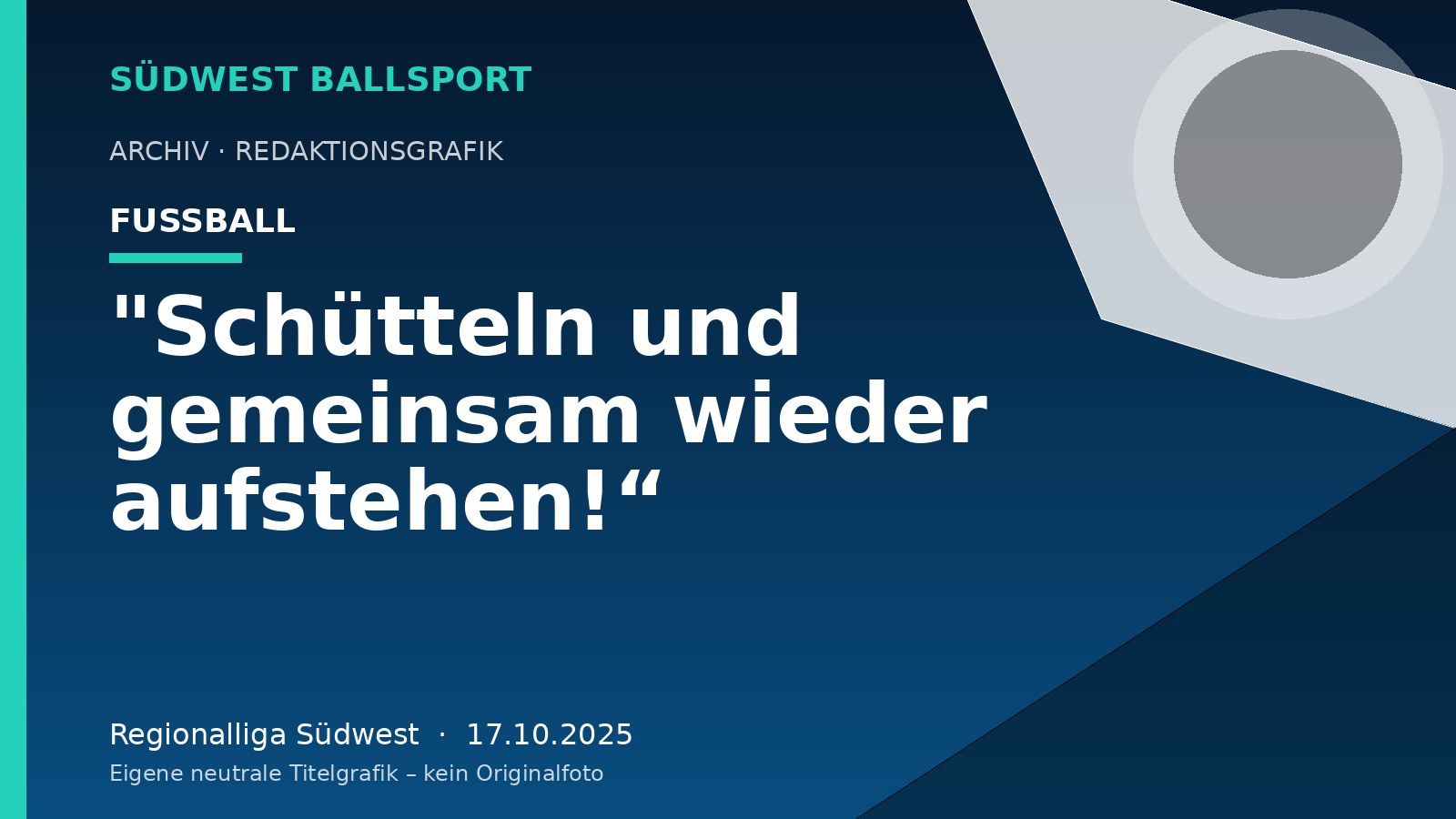 "Schütteln und gemeinsam wieder aufstehen!“ – Südwest Ballsport