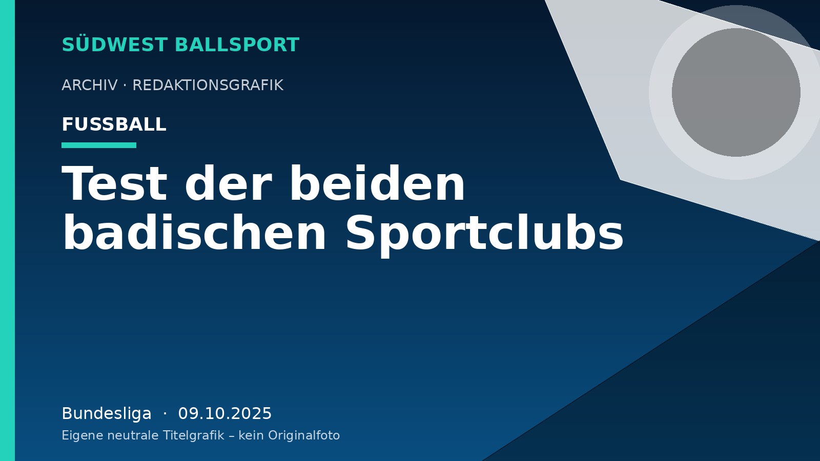 Test der beiden badischen Sportclubs – Südwest Ballsport