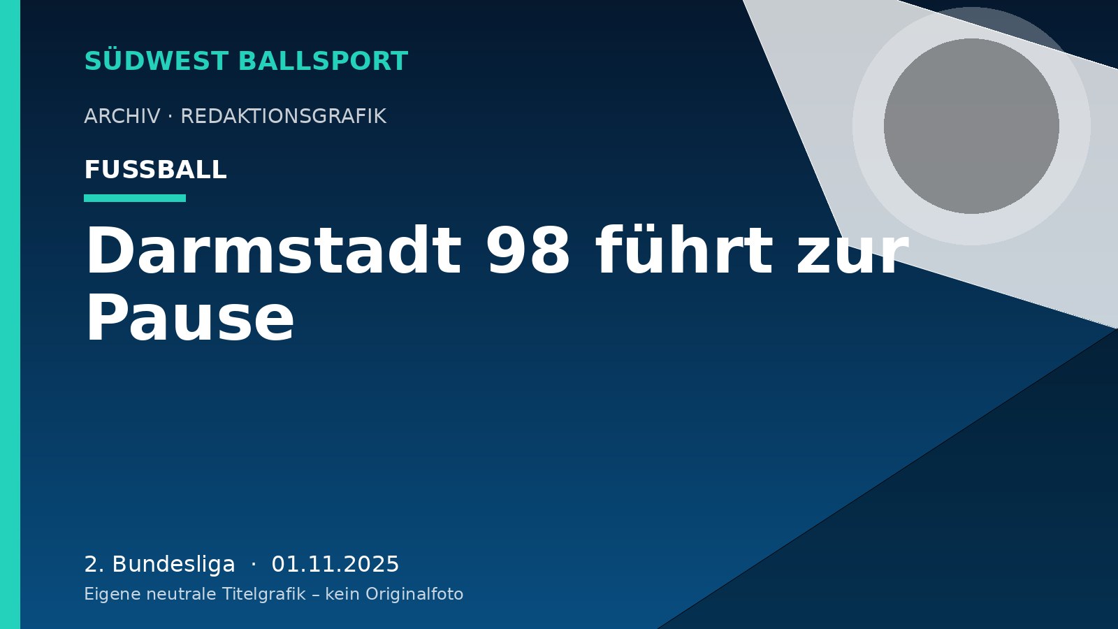 Darmstadt 98 führt zur Pause – Südwest Ballsport
