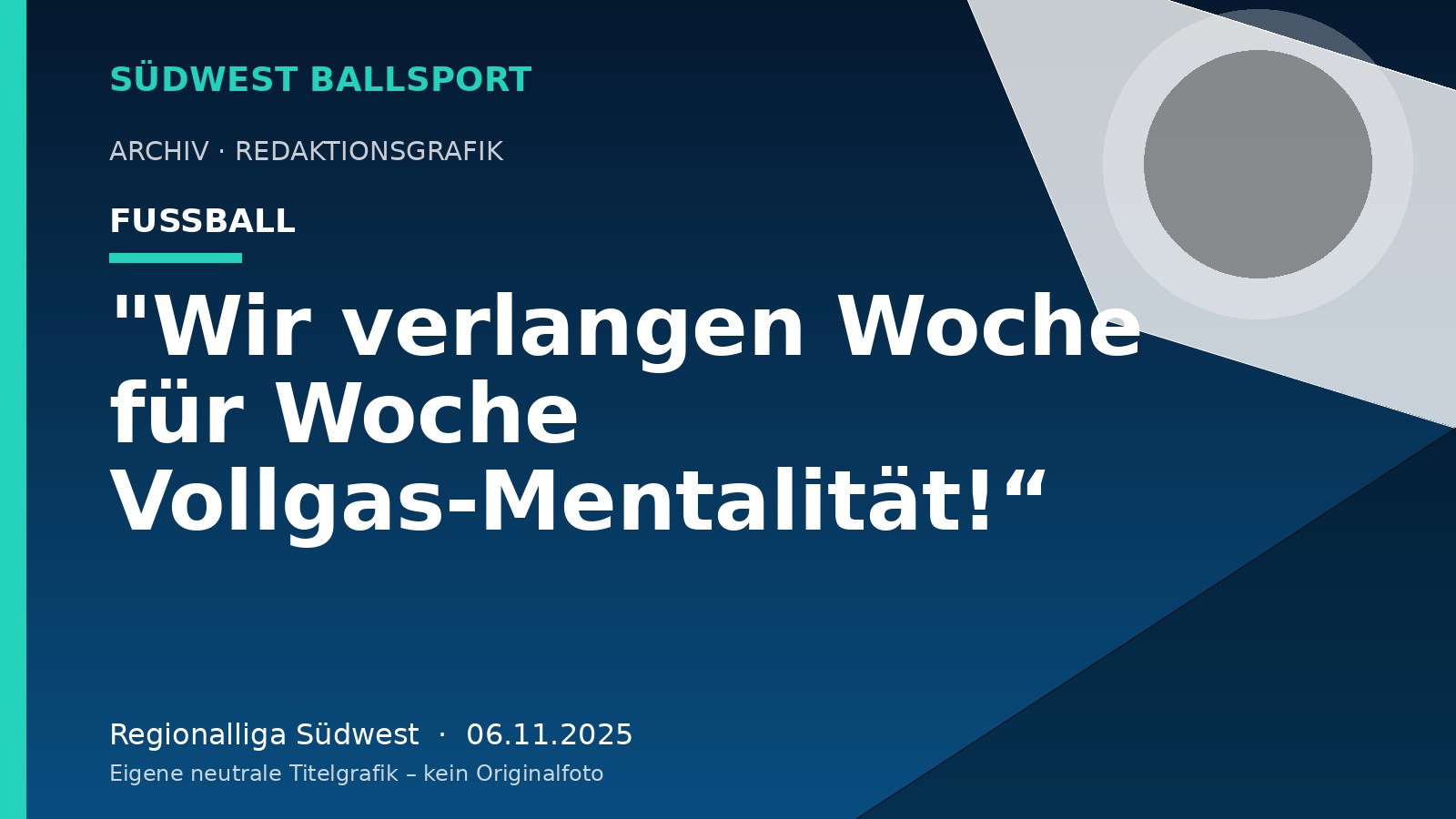 „Wir verlangen Woche für Woche Vollgas-Mentalität!“ "Wir verlangen Woche für Woche Vollgas-Mentalität!“ – Südwest Ballsport