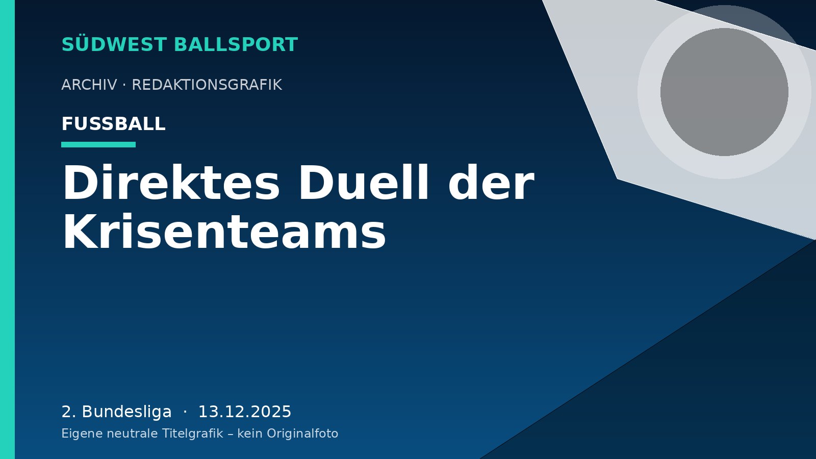 Direktes Duell der Krisenteams Direktes Duell der Krisenteams – Südwest Ballsport