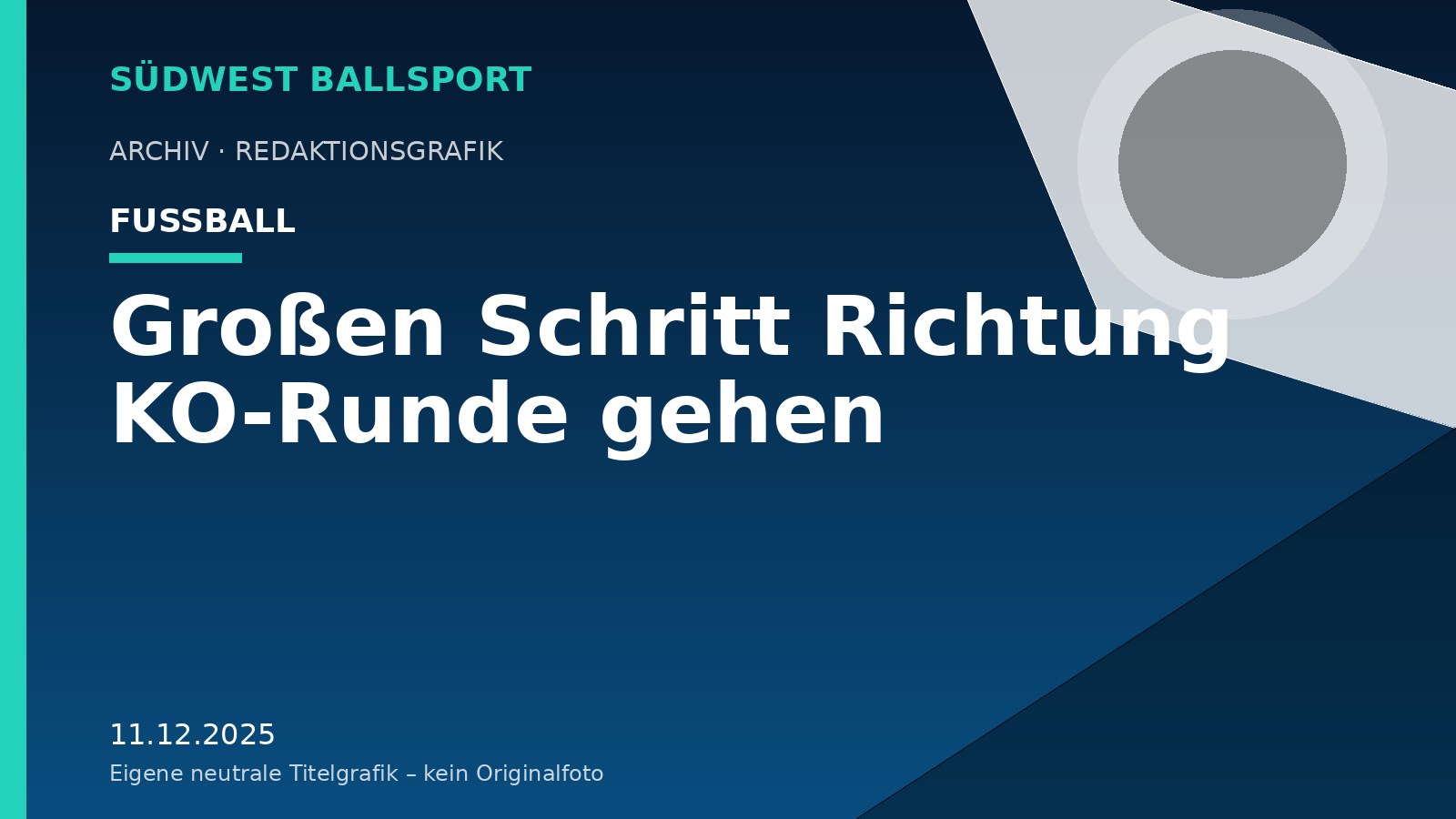 Großen Schritt Richtung KO-Runde gehen – Südwest Ballsport