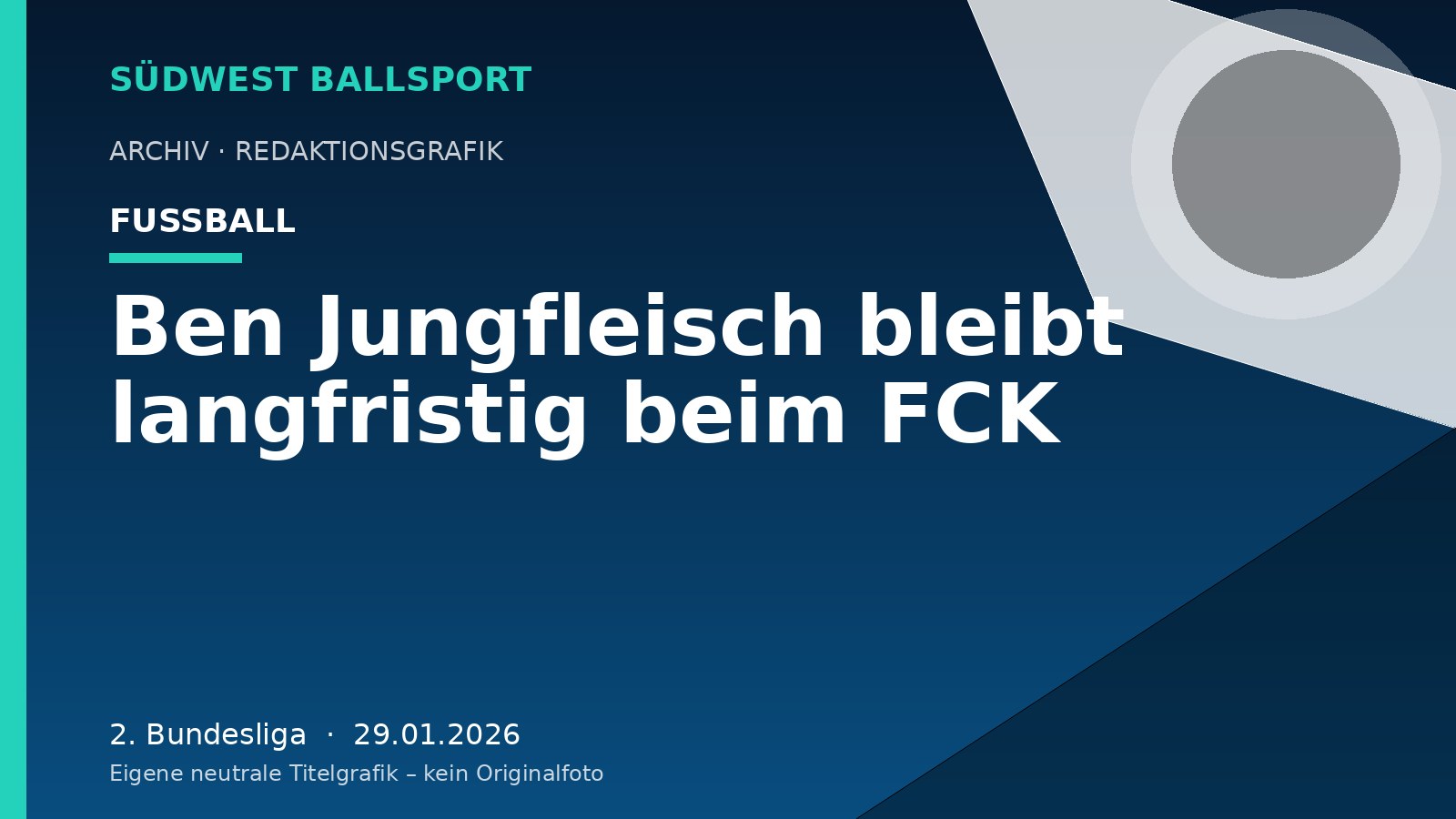 Ben Jungfleisch bleibt langfristig beim FCK – Südwest Ballsport