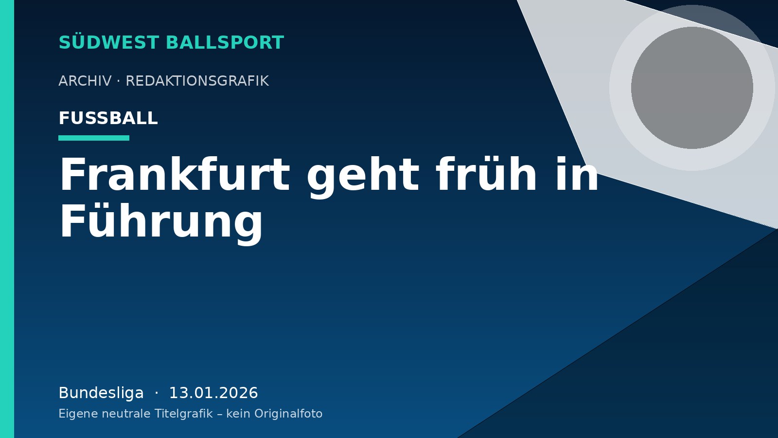 Frankfurt geht früh in Führung – Südwest Ballsport