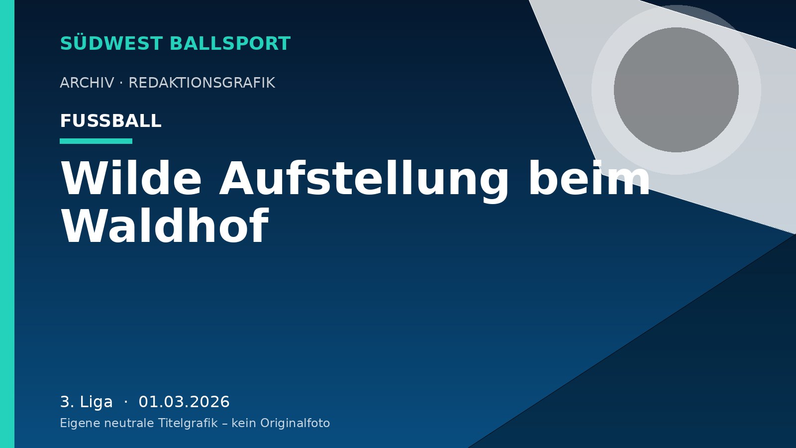 Wilde Aufstellung beim Waldhof – Südwest Ballsport