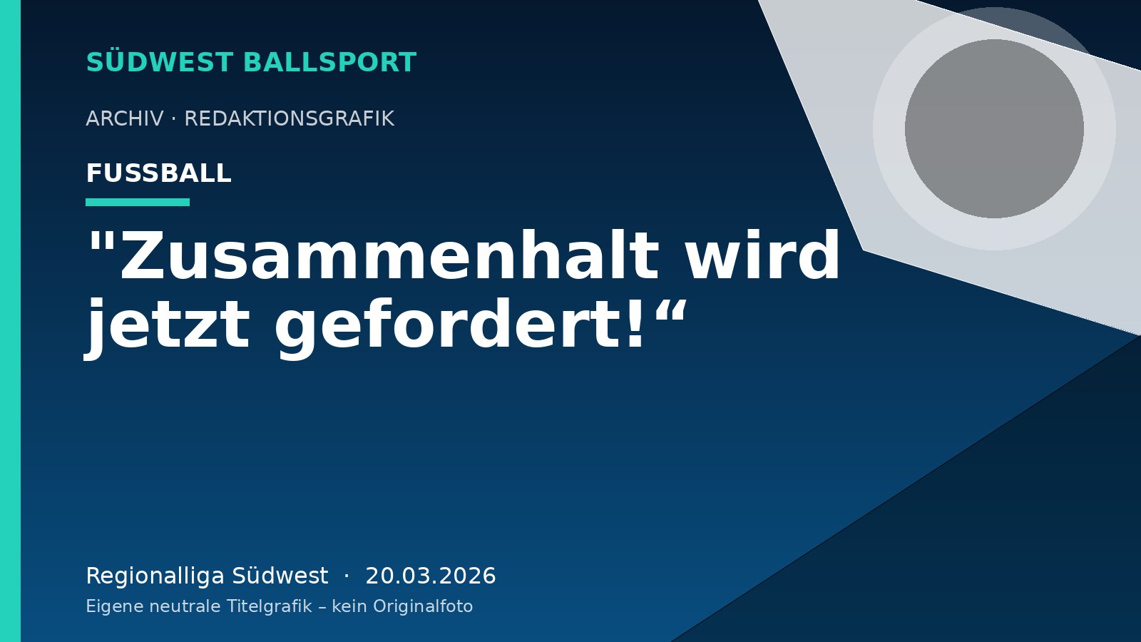 "Zusammenhalt wird jetzt gefordert!“ – Südwest Ballsport