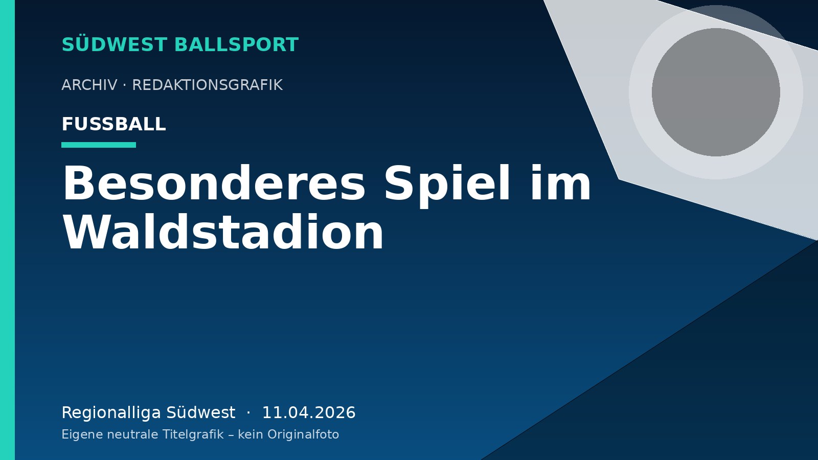 Besonderes Spiel im Waldstadion – Südwest Ballsport